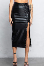 Load image into Gallery viewer, Roxi Pleather Skirt
