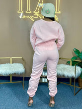 Load image into Gallery viewer, Powder Pink Oversized Sweatsuit
