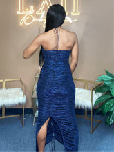 Load image into Gallery viewer, Aliyah Cutout Ruched Chiffon Maxi Dress
